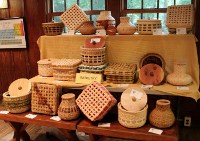 handmade basket weaving