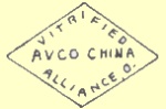Alliance Vitrious China Co 1910-1930