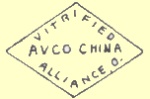 Alliance Vitrious China Co 1910-1930