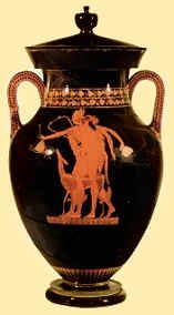 coil pottery greek amphora vessel