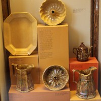  Yellow ware pottery, Rockingham pottery