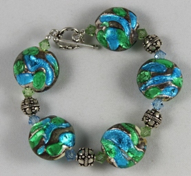beaded jewelry sea green diane kovach