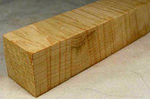 Maple wood bear claw jewelry box