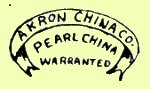 Akron China Co 1898-1905
