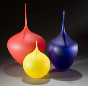 Scott Gamble glass blowing vase