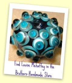 handmade jewelry,lampwork, beaded jewelry,louise mehaffey