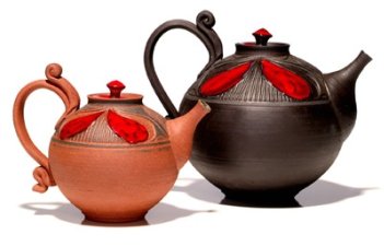 Larry Allen scraffito pottery